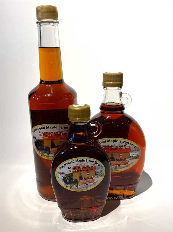 lahave bakery sells maple syrup from the family run local business maplewood based in nova scotia